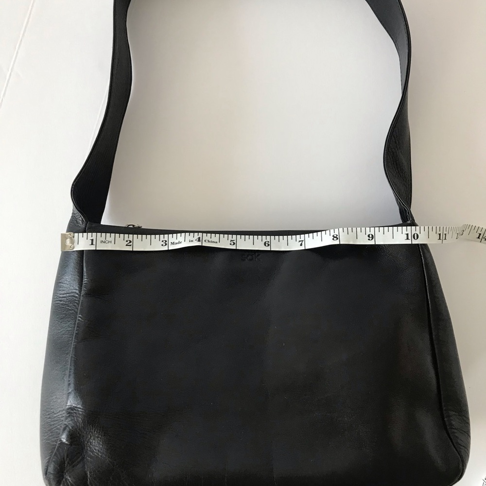 The Sak Soft Black Leather Shoulder Bag - Picture 7 of 7